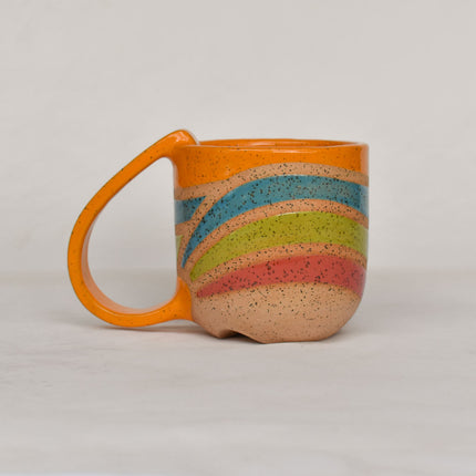 Rainbow Wave Mug -Orangerie