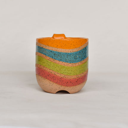 Rainbow Wave Mug -Orangerie