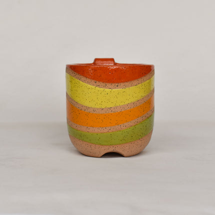 Rainbow Wave Mug -Orange