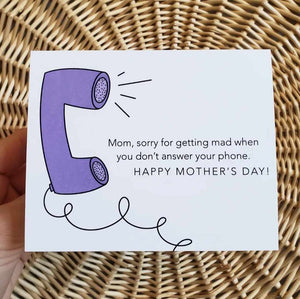 Phone Mother's Day Card