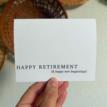 Retirement & New Beginnings