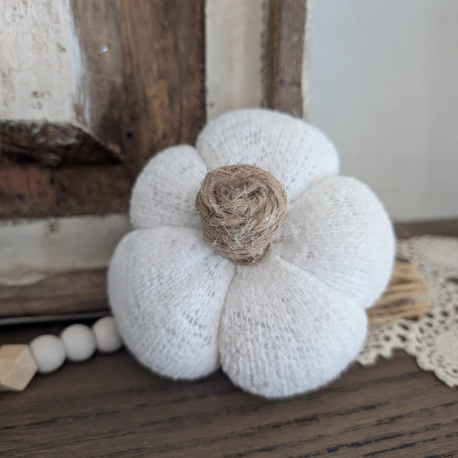 White Sweater Pumpkin