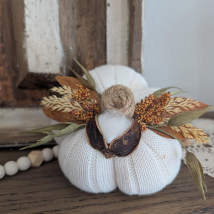White Sweater Pumpkin with Top