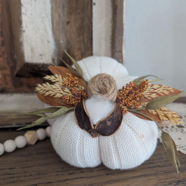 White Sweater Pumpkin with Top