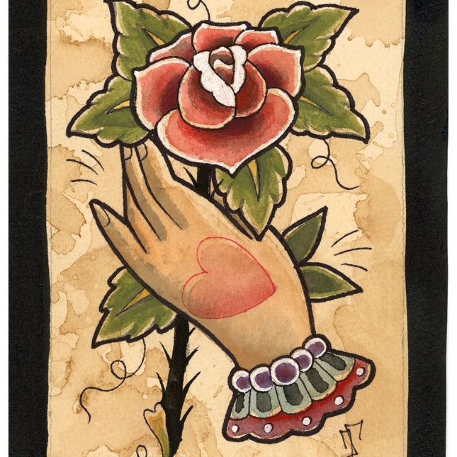 Hand & Rose