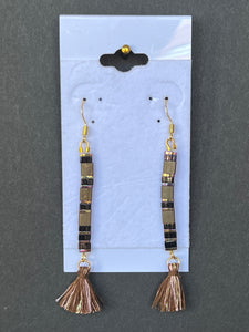 Bronze and Gold with Tassle