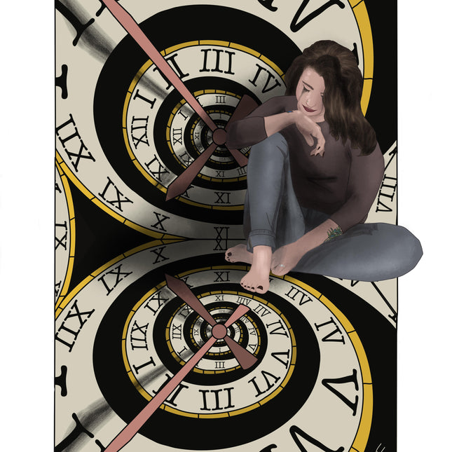 Clocks PTSD Print