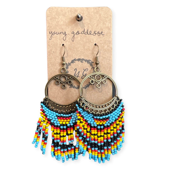 Native Print Earrings