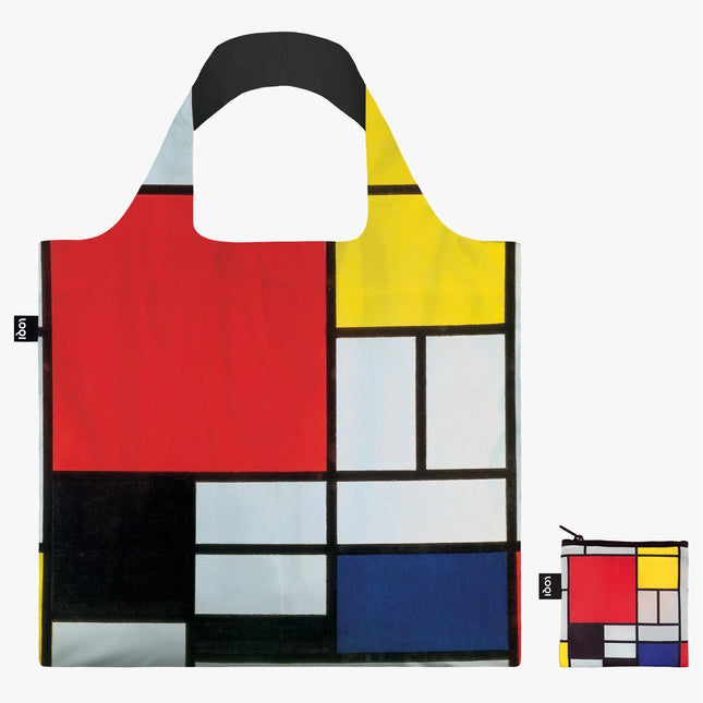 Piet Mondrian "Composition with Red, Yellow, Blue and Black" Shopping Bag
