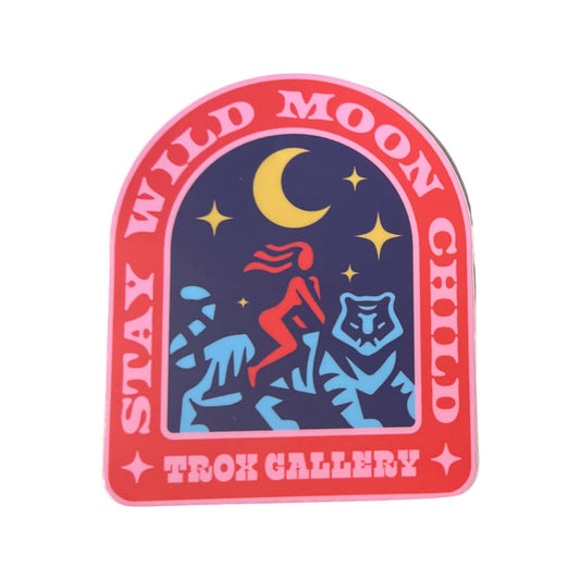 Moon Child- Trox Sticker
