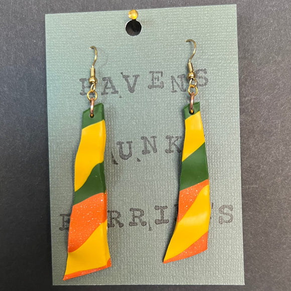 Yellow/Green/Orange Earrings