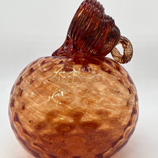 Amber Glass Pumpkin